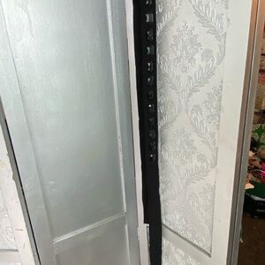 Black Studded Belt with black shiny beads